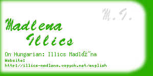 madlena illics business card